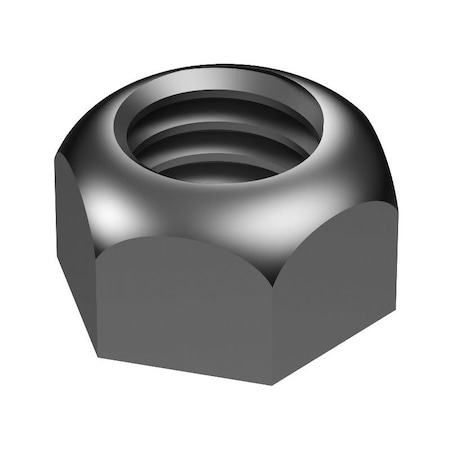 Huyett Top Lock Distorted Thread Lock Nut, 9/16-12, Steel, Grade C, Zinc Clear Trivalent and Wax NUTH06-0562-0562GCX